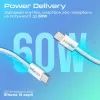 Дата кабель USB-C to USB-C ecoline-cc120.white Promate (ecoline-cc120.white) изображение 3
