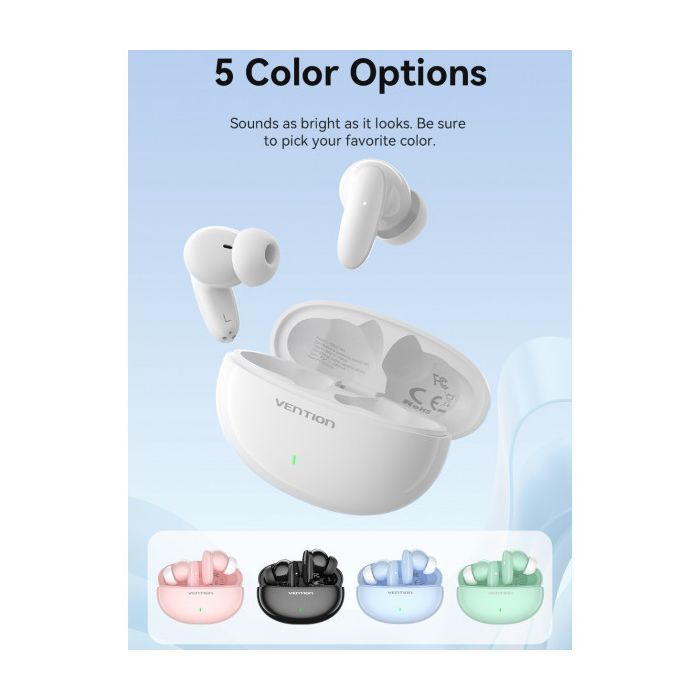 Наушники Vention Elf Earbuds E01 Blue (NBFS0) изображение 10