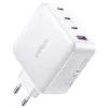 Зарядний пристрій Ugreen 4xUSB 100W (3хUSB-C+USB-A) Gan white CD226 (15337) зображення 3