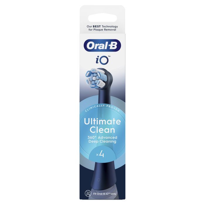 Насадка для зубної щітки Oral-B iO Ultimate Clean Black 4ct (8700216199483) зображення 11