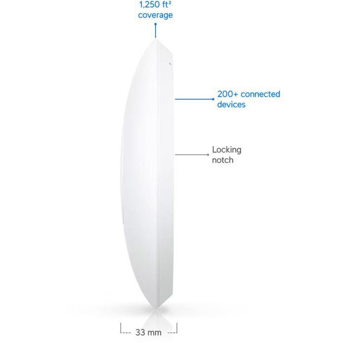 Точка доступа Wi-Fi Ubiquiti UniFi U7 Lite (U7-Lite) изображение 9