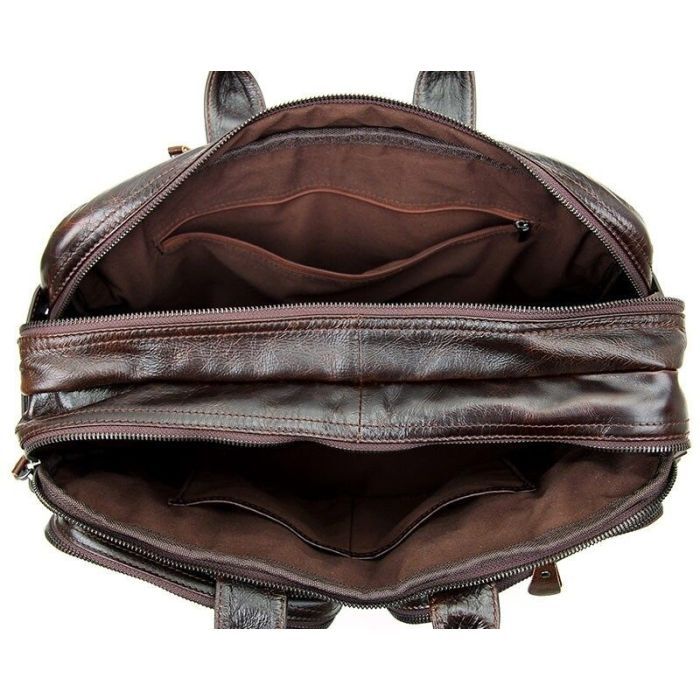 Сумка Vintage Трансформер Коричневая (14106) изображение 11