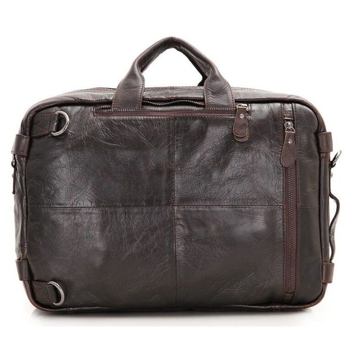 Сумка Vintage Трансформер Коричневая (14106) изображение 9