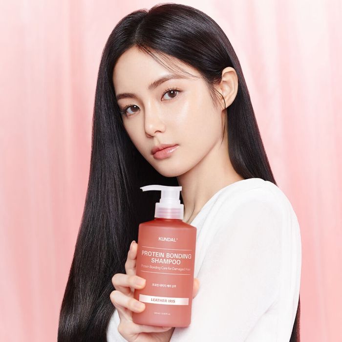 Шампунь Kundal Protein Bonding Shampoo Leather Iris 500 мл (8809809429010) изображение 2
