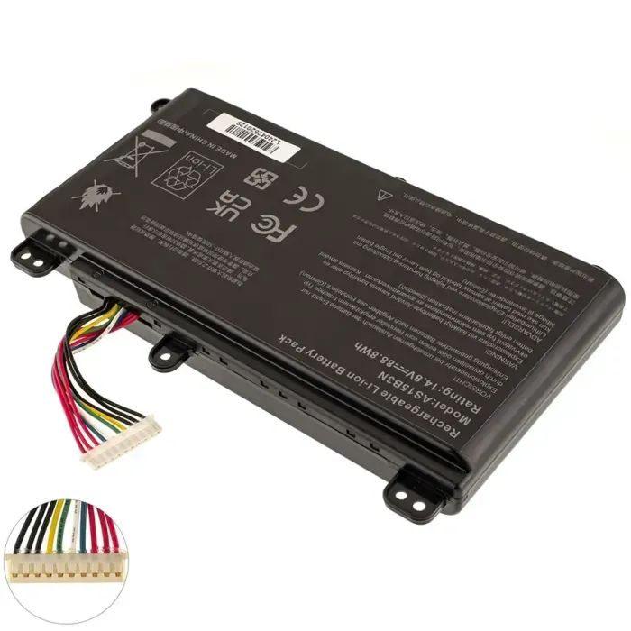 Аккумулятор для ноутбука Acer AS15B3N, 5200mAh (77Wh), 8cell, 14.8V, Li-ion AlSoft (A71013) изображение 3