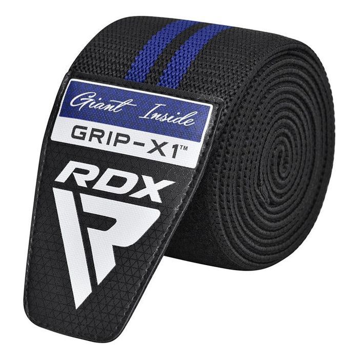 Бинт для спорта RDX Gym Knee Wrap R11 Black/Blue (WAH-KR11BU) изображение 2