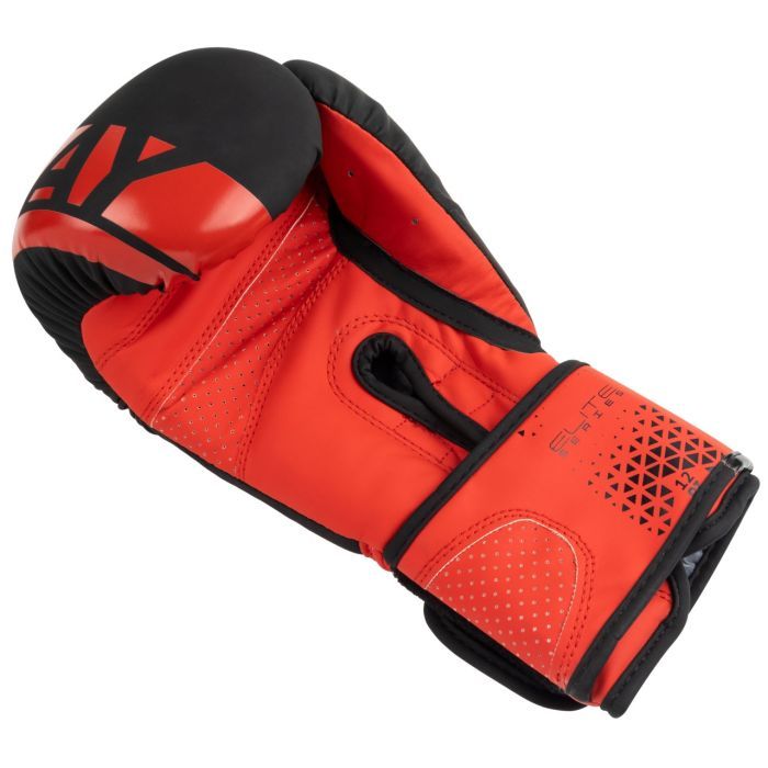 Боксерські рукавички PowerPlay 3086 Matt Challenger Чорно-Червоні 14 унцій (PP_3086_14oz_Bl/Red) зображення 5