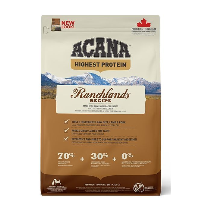Сухой корм для собак ACANA Ranchlands 6 кг (0064992543600)
