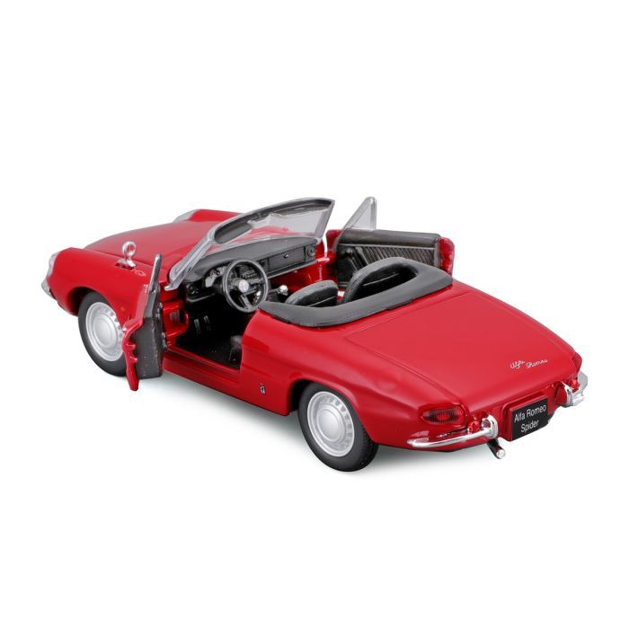 Машина Bburago Alfa Romeo Spider 1966 (132) (18-43047) зображення 4