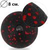 Массажный мяч PowerPlay PP_4090 EPP набір 2 шт Чорно-червоний (PP_4090_Red) изображение 5