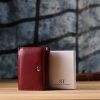 Гаманець ST Leather З натуральної шкіри Бордовий (23073) зображення 11