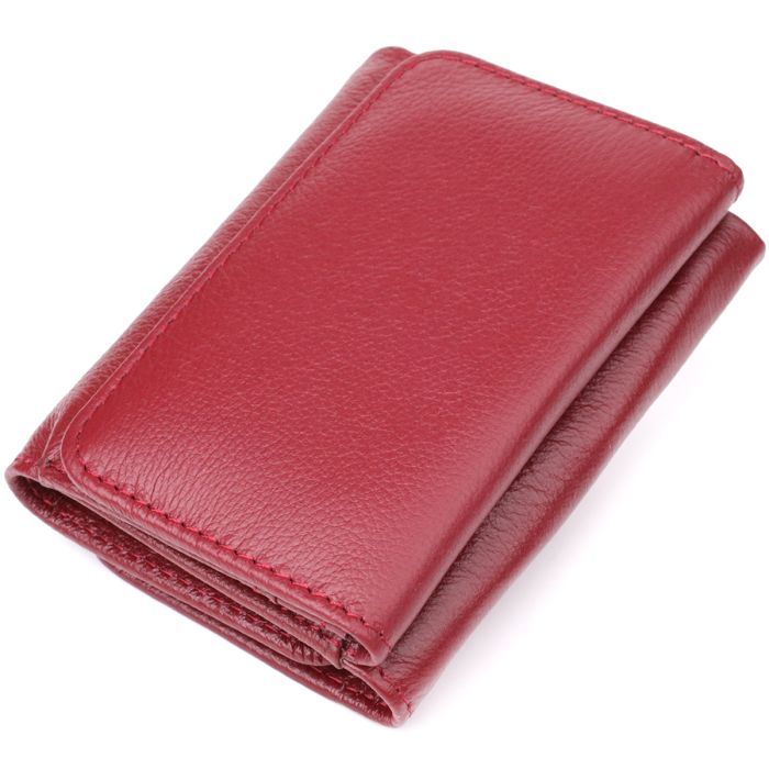 Гаманець ST Leather З натуральної шкіри Бордовий (23073) зображення 2