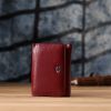 Гаманець ST Leather З натуральної шкіри Бордовий (23073) зображення 9