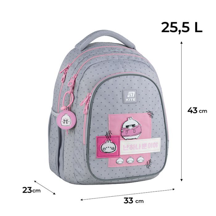 Рюкзак шкільний Kite Education teens 8001L Molang (ML25-8001L) зображення 2