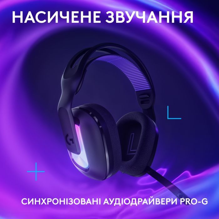 Наушники Logitech G522 Lightspeed Wireless Gaming Headset Black (981-001544) изображение 6