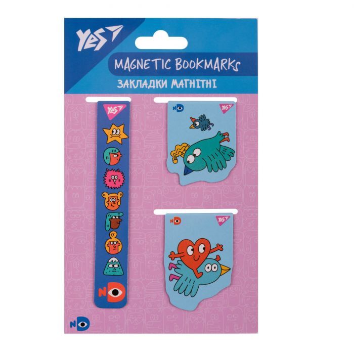 Закладки для книг Yes магнитные Stand with Ukraine 3 шт (708353) изображение 2