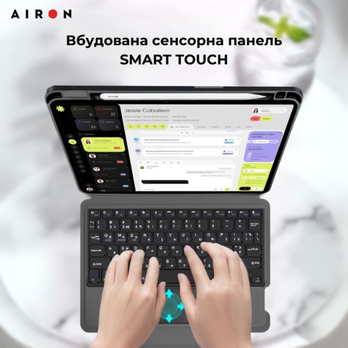Чехол для планшета AirOn Premium Lenovo Tab M11 + keyboard (4822352781233) изображение 8