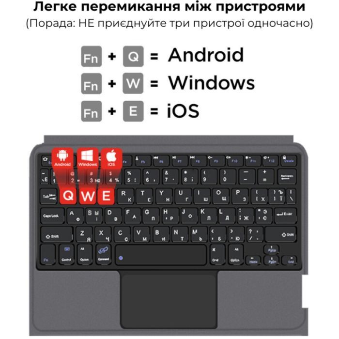 Чехол для планшета AirOn Premium Lenovo Tab M11 + keyboard (4822352781233) изображение 9