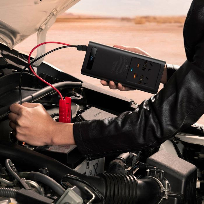Автомобільний інвертор 12V/220V 500W IGBT Baseus In-car Inverter Baseus (CGNB010101) зображення 10
