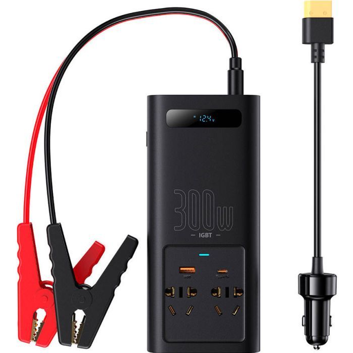 Автомобільний інвертор 12V/220V 500W IGBT Baseus In-car Inverter Baseus (CGNB010101) зображення 6