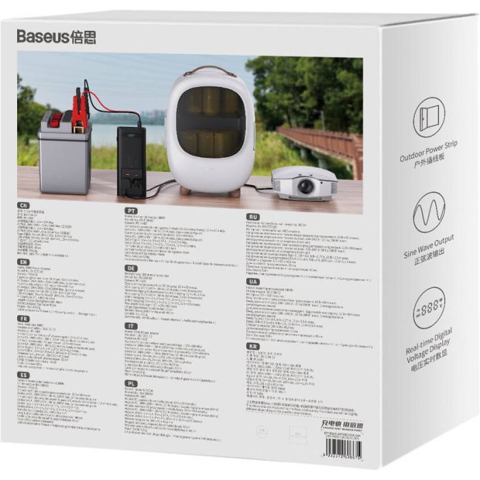 Автомобільний інвертор 12V/220V 500W IGBT Baseus In-car Inverter Baseus (CGNB010101) зображення 9