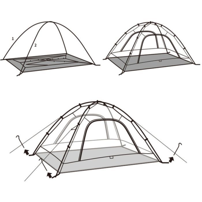 Палатка Naturehike двомісний CNK2450WS030 помаранчевий (6975641887058) изображение 2