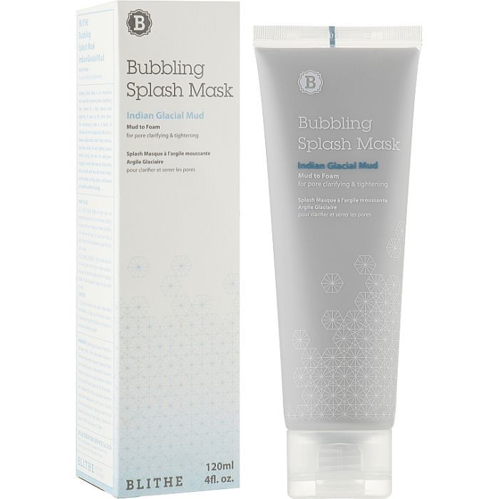 Маска для лица Blithe Bubbling Splash Mask Indian Glacial Mud 120 мл (8809501660353) изображение 2