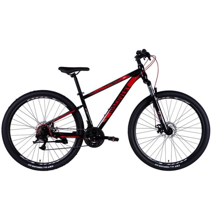 Велосипед Discovery 29" TREK DD рама-21" ST 2025 чорно-червоний (OPS-SP-29-083)