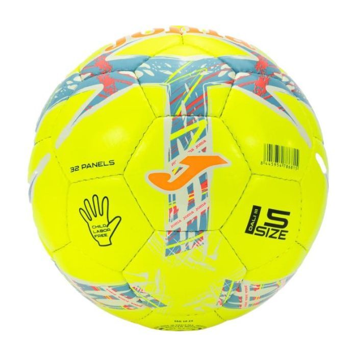 М'яч футбольний Joma Dal III 401412.206 білий, червоний, салатовий Уні 5 (8445954786723) зображення 2