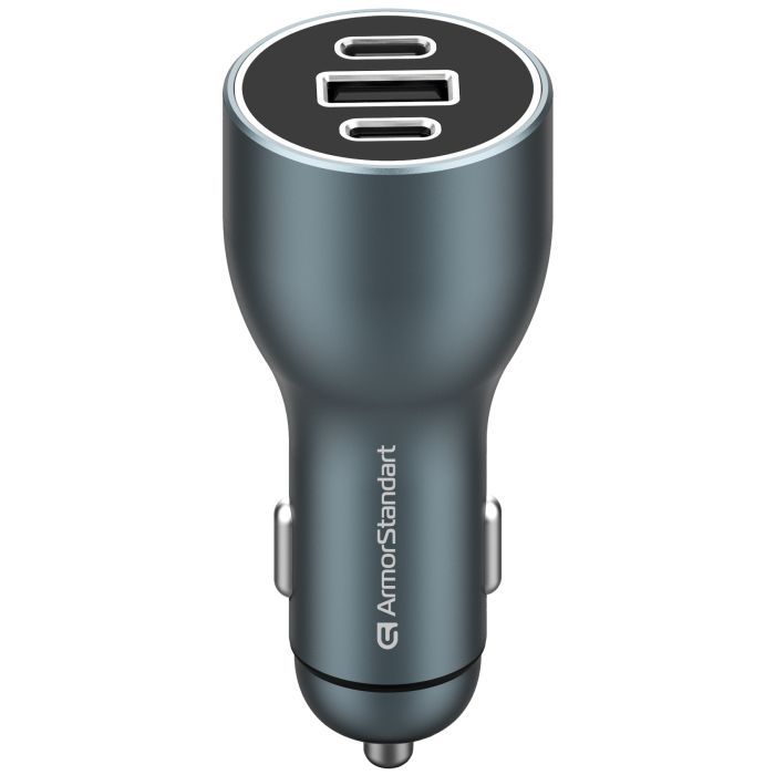 Зарядное устройство Armorstandart Resolute Power ASPP-21 120W 2xUSB-C, 1xUSB-A (ARM70026)