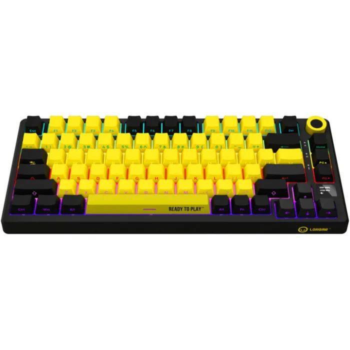 Клавіатура Lorgar KBP7075W Pro RGB Wireless/Bluetooth/USB UA Beige (LRG-KBP7075W-RT-US)
