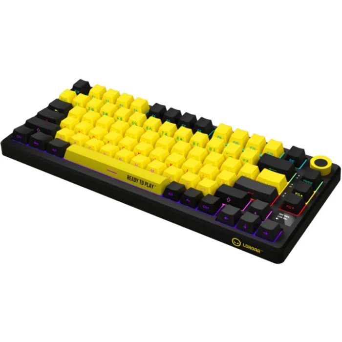 Клавіатура Lorgar KBP7075W Pro RGB Wireless/Bluetooth/USB UA Beige (LRG-KBP7075W-RT-US) зображення 3