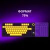 Клавиатура Lorgar KBP7075W Pro RGB Wireless/Bluetooth/USB UA Black/yellow (LRG-KBP7075W-YL-US) изображение 8
