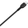 Дата кабель USB 2.0 AM to USB-C 1.0m 3A PVC X20 black HOCO (6957531068846) изображение 3