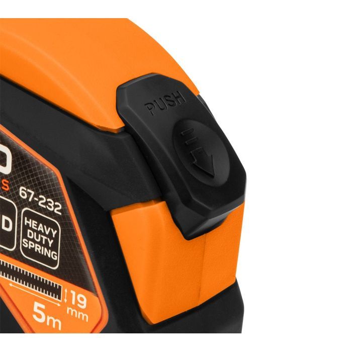 Рулетка Neo Tools 5мx19мм, с фиксатором сматывания, магнит (67-232) изображение 8