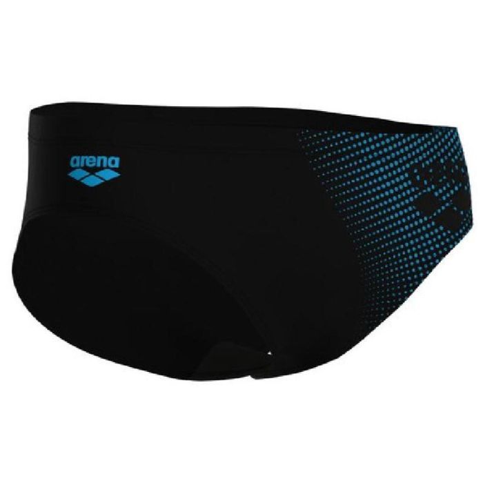 Плавки Arena Foggy Dots Swim Briefs 008482-506 чорний, жовтий 100 (3468337530909) изображение 7