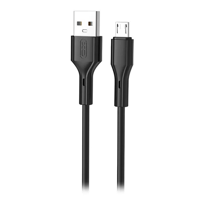 Дата кабель USB 2.0 AM to Micro 5P 1.0m black XO (NB230-AM.black)