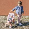 Коляска для ляльок Smoby Baby Nurse Теракотова пудра. Прогулянка, з поворотними колесами, 18 міс + (7600251224) зображення 3