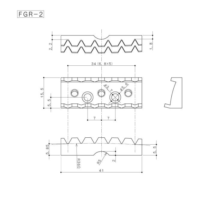 Поріжок для гітари Gotoh FGR-2 C зображення 3