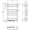 Полотенцесушитель Navin Блюз 480x800 (12-006130-4880) изображение 5