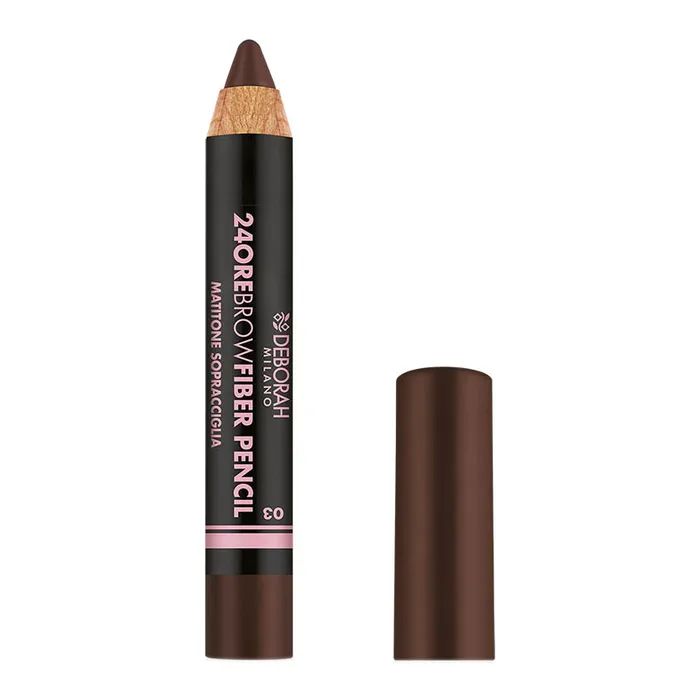 Карандаш для бровей Deborah 24ORE Brow Fiber Pencil 03 - Dark Brown (8009518160697)