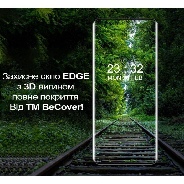 Стекло защитное BeCover EDGE Xiaomi Redmi Note 13 Pro Plus 5G Black (713579) изображение 3