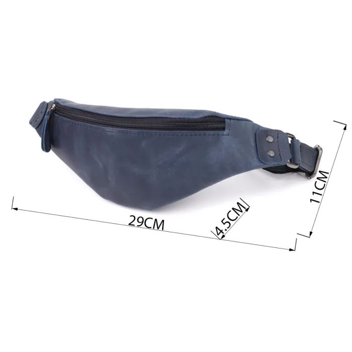 Сумка Shvigel Из натуральной кожи Синяя (23132) изображение 3