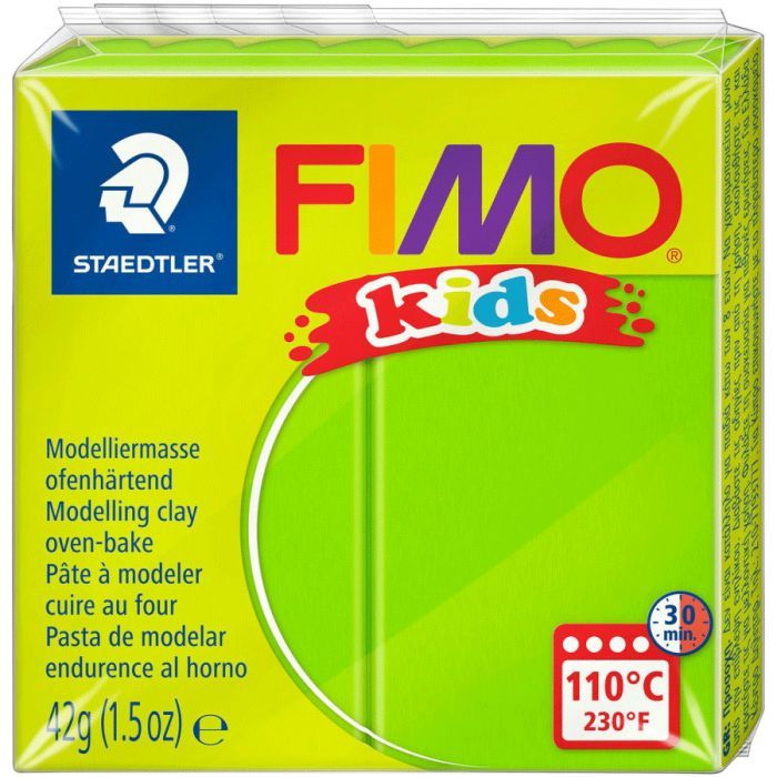 Пластика Fimo kids, Лайм, 42г (4007817805114)