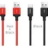 Дата кабель USB 2.0 AM to USB-C 1.0m 3A nylon black HOCO (6957531062868) изображение 4