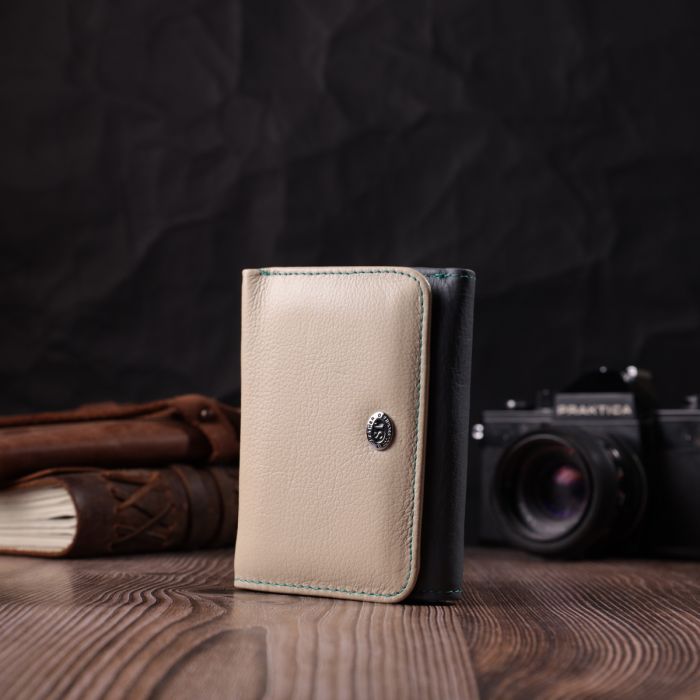 Гаманець ST Leather З натуральної шкіри Різнокольоровий (22495) зображення 8