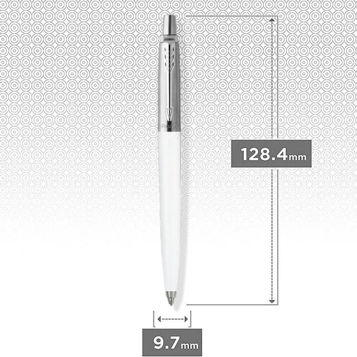 Ручка шариковая Parker JOTTER 17 Originals White CT BP в Eco упаковке (15 032e) изображение 4