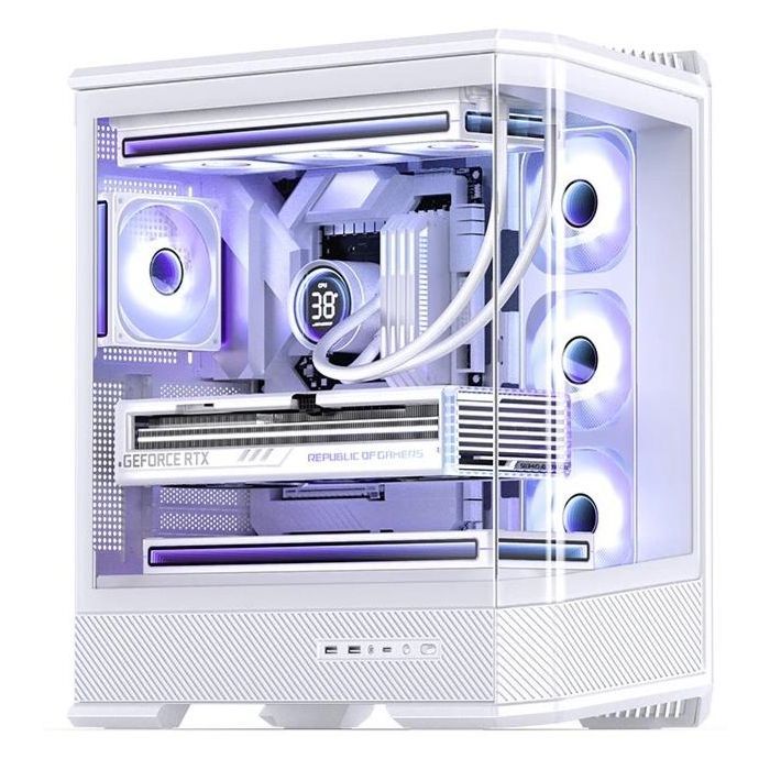 Корпус JONSBO D400 White > цены в Киеве и Украине Корпус JONSBO D400 White