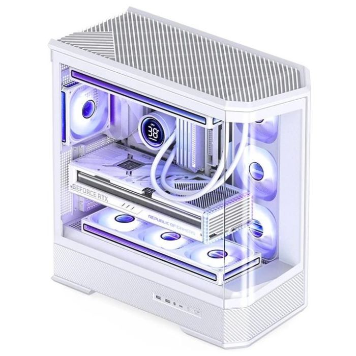 Корпус JONSBO D400 White изображение 4 Корпус JONSBO D400 White изображение 4