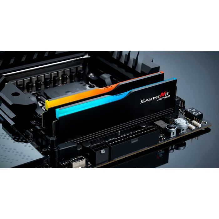 Модуль пам'яті для комп'ютера DDR5 32GB (2x16GB) 6000 MHz Ripjaws M5 Neo RGB Matte Black G.Skill (F5-6000J3038F16GX2-RM5NRK) зображення 6